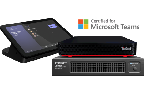 Q-SYS和联想UC Compute捆绑包获得Microsoft Teams Rooms认证的图片