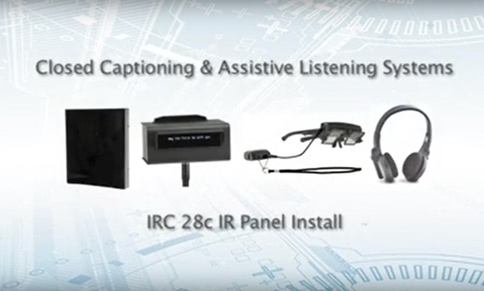 Video thumbnail for IRC 28c IR Panel Install