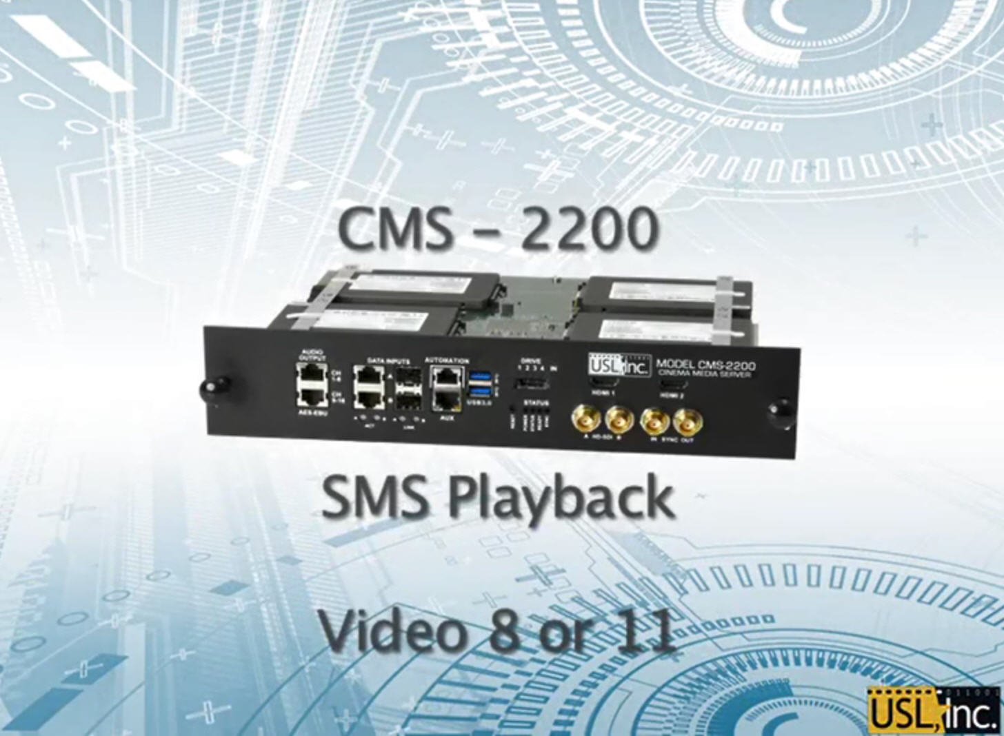 Video thumbnail for CMS-2200 SMS Playback