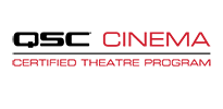 QSC Cinema Certified Theatre Program Badge